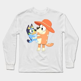 Bluey And Chilli ''The Beach' Long Sleeve T-Shirt